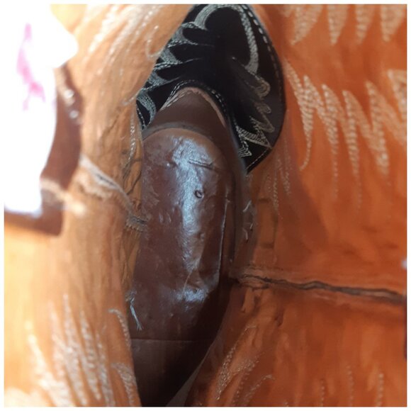 NOCONA SZ 11D Brown Men's Leather Western Boots - Picture 10 of 14